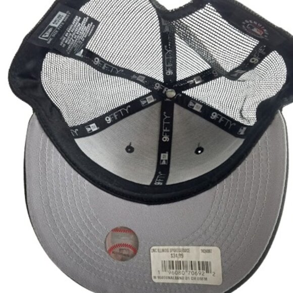 New Era 9 Fifty Mens Chicago White Sox Adjustable Strap Back Mesh Hat Cap OS New - Picture 3 of 4